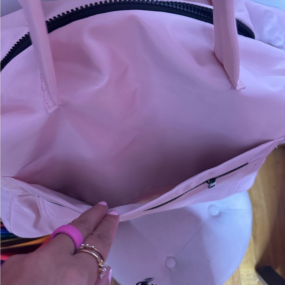 NWOT - Mossino Nokko Pink Quilted Bag Set - Picture 5 of 12